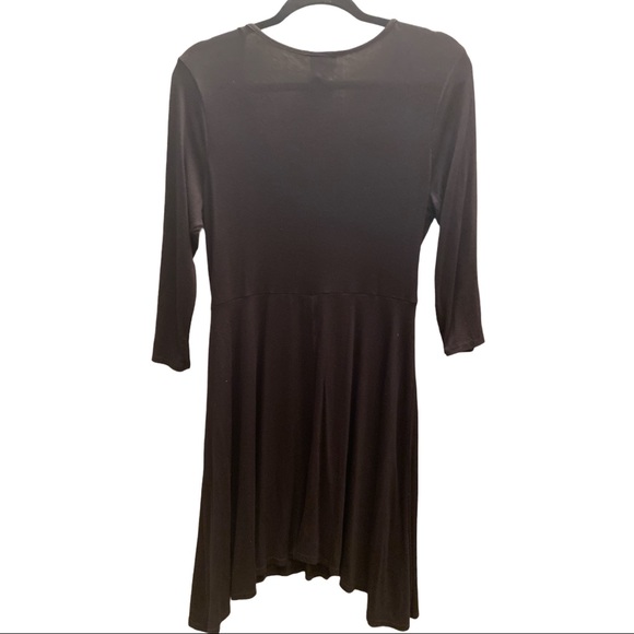 Vintage TMG New York dress LBD mini long sleeve - Picture 2 of 4